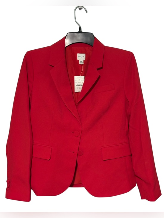 J. Crew Jackets & Blazers - NWT J. Crew Women's Classic Tailored Statement Blazer Size 4P Red